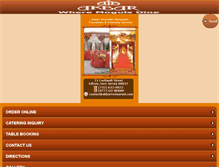 Tablet Screenshot of akbarrestaurant.com